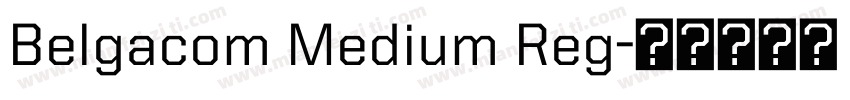 Belgacom Medium Reg字体转换